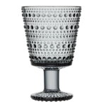 Iittala Kastehelmi Universalglas, 26 cl, 2 Stk., grau, produktbild