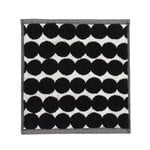 Marimekko Asciugamano mini Räsymatto, nero - bianco