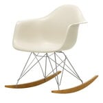 Vitra Eames RAR rocking chair, pebble RE - chrome - maple, product image