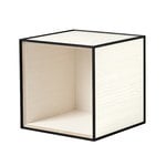 By Lassen Frame 28 box, white stained ash
