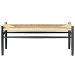 FDB Møbler J83B bench, black - natural