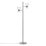 Flos Nocturne 2 floor lamp, cone, silver, product image