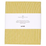 Artek Rivi canvas cotton fabric, 150 x 300 cm, mustard - white