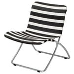 Skagerak Lise sunchair, black stripes