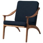Warm Nordic Lean Back lounge chair, teak - granite grey