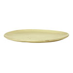 Ferm Living Flow plate, medium, yellow speckle