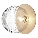 Nuura Liila 1 wall/ceiling lamp, large, gold - optic clear