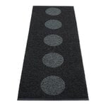 Pappelina Vera 2.0 rug, 70 x 200 cm, black - black metallic