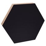 Kotonadesign Noteboard hexagon, 52,5 cm, black