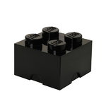 Room Copenhagen Lego Storage Brick 4 säilytyslaatikko, musta