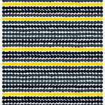 Marimekko Räsymatto fabric, black-yellow, product image