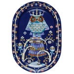 Iittala Taika serving plate 41 cm, blue