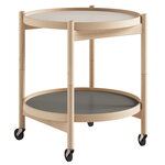 Brdr. Krüger Table plateau Bølling 50 cm, hêtre huilé - pierre