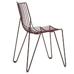 Massproductions Tio chair, burgundy