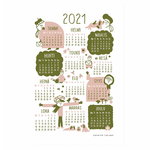 Kauniste Calendar poster 2021, pink
