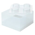 Room Copenhagen Lego Storage Brick 4 Top Lid, glitter translucent, product image