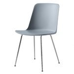 &Tradition Rely HW6 chair, chrome - light blue