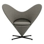 Vitra Heart Cone Chair poltrona lounge, basic dark - Cento 15 sale e pepe, immagine prodotto
