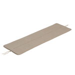 Muuto Linear Steel bench seat pad, 110 cm, patch - beige