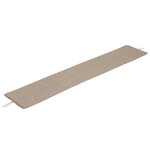 Muuto Linear Steel bench seat pad, 170 cm, patch - beige