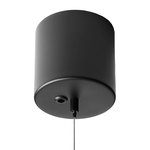 Nuura Ceiling cup with wire, black, product image