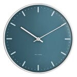 Arne Jacobsen AJ City Hall wall clock, 29 cm, blue, product image
