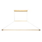 Örsjö Ray ceiling lamp, large, raw brass