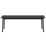Fredericia Ana extension dining table, black - smoked oak