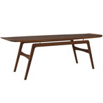 Warm Nordic Surfboard coffee table, walnut