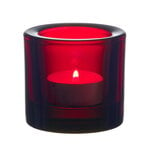 Iittala Kivi tealight candleholder, cranberry