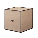 Audo Copenhagen Frame 28 box with door, oak