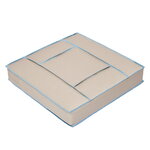 Juslin Maunula Sitzkissen, 60 x 60 cm, Beige - Himmelblau