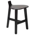 Karakter Bronco stool, black lacquered oak