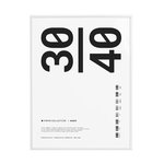 Paper Collective Frame, white pine