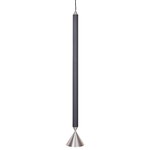 Pholc Apollo 79 pendant, black ink - aluminium