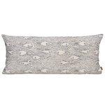 Ferm Living Stream cushion, long, off-white