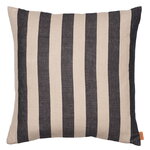 ferm LIVING Grand cushion, 50 x 50 cm, sand - black