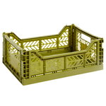 HAY Colour crate, M, olive green