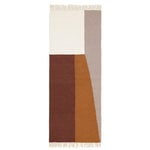 Ferm Living Kelim käytävämatto, Borders, 70 x 180 cm