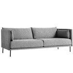 HAY Silhouette sohva 3-ist, Olavi 03/Sense black - musta teräs