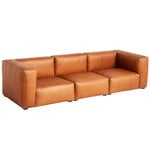 HAY Mags Soft sohva 3-ist, Comb.1 korkea käsinoja, Sense 250 nahka