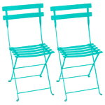 Fermob Sedia Bistro Metal, 2 pz, lagoon blue