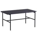 HAY Rebar coffee table, 80 x 49 cm, black - black marble, product image