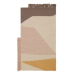 Ferm Living Kelim kynnysmatto, Earth, 50 x 70 cm