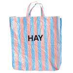 Hay Candy Stripe shopper, XL, blue - orange