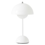 &Tradition Flowerpot VP9 portable table lamp, white