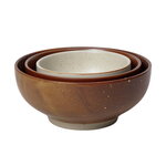 ferm LIVING Midi bowls, set of 3, multicolour