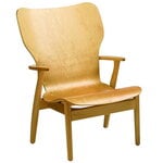 Artek Domus lounge chair, stained honey