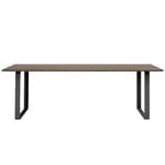 Muuto 70/70 table, 225 x 90 cm, solid smoked oak - black