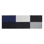 HAY Tappeto Ethan Cook Flat Works, 80 x 250 cm, Black and Blue